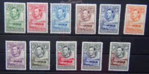 Bechuanaland 1938 - 1952 set to 10s MNH