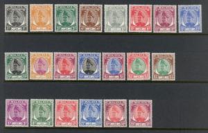 Malaya Selangor 80 to 100 mh/mnh complete set