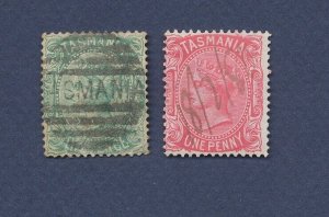 TASMANIA - Scott 60 & 61 WMK 77 - used  - 1878