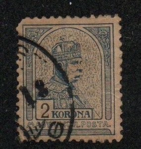 Hungary 64 Used.  Perf. 12x11 1/2.  Wmk.135