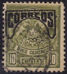 Chile - 1904 - Scott #61 - used - Columbus Overprint