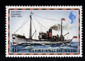 FALKLAND ISLANDS Scott 265 MNH** Mail ship stamp.