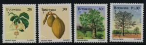 Botswana 612-5 MNH Christmas, Flowers, Adansonia Digitata, Tree