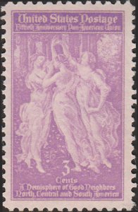 # 895 MINT NEVER HINGED ( MNH ) PAN AMERICAN UNION