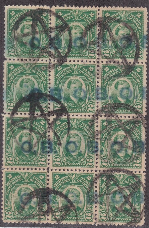 PHILLIPINES ( US)^^^^^BOB  # O5  better used BLOCK of12   @@  ha 3343phi45