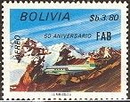 Bolivia; 1974: Sc. # C332;  MNH Single Stamp