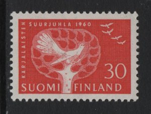 Finland    #372  MNH   1960  festival , symbolic tree