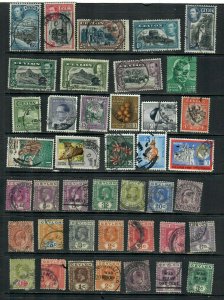 CEYLON  MIX x43 ALL DIFFERENTUSED LOT H