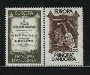 Europa by ANDORRA French MNH Sc 337-38  Value $ 10.25