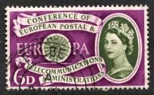 STAMP STATION PERTH Great Britain #377 QEII CEPT Issue Used 1960