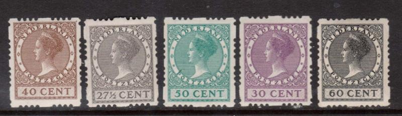 Netherlands #186a - #193a NH Mint