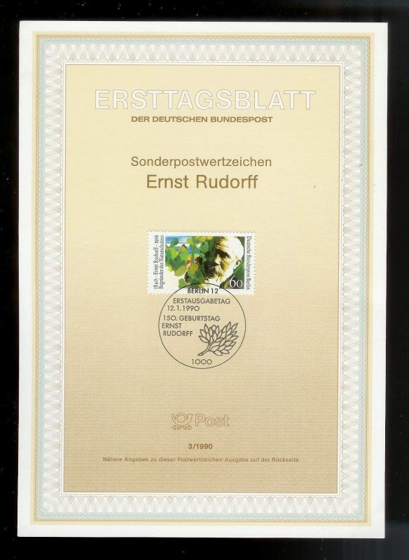 GERMANY (52) Ersttagsblatt FDC Presentation Cards