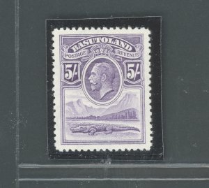 1933 Basutoland - Stanley Gibbons #9 - 5 Purple Shillings - MNH**