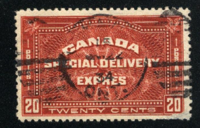 Canada #E4   u  VF smal scratch 1930 PD