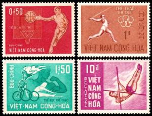 ✔  SOUTH VIETNAM 1965 - SPORTS - MI#349/352 SC#272/275 ** MNH OG [VN349]