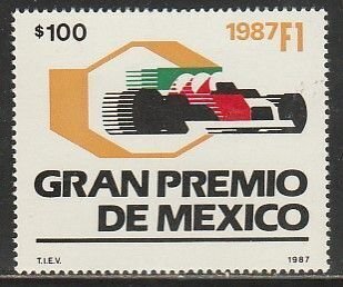 MEXICO 1517, FORMULA 1 GRAND PRIX MEXICO CITY RACE. MINT, NH. VF.