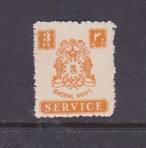 India Bhopal 1946 Sc O57 MNH