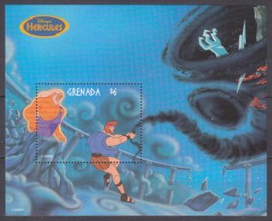 1998 Grenada 3705/B491 Disney - Hercules and Zeus 5,50 €