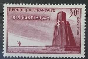 FRANCE 1952 BATTLE OF BIR HAKEIM SG1146  LIGHTLY MOUNTED MINT