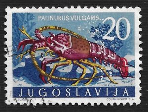 Yugoslavia #454 20d European Rock Lobster