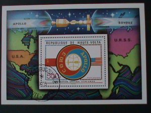 ​UPPER VOLTA-1975 COOPERATION OF UNITED STATES & RUSSIA SPACE PROGRAMS-CTO S/S