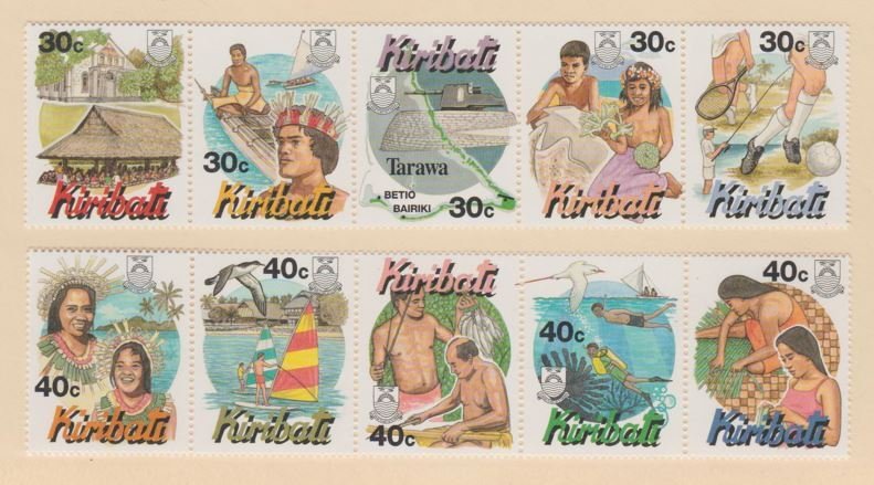 Kiribati Scott #660-661 Stamp - Mint NH Set of Strips