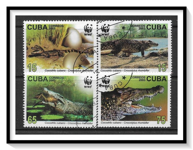 Caribbean #4342-4345 Nature WWF Set CTO