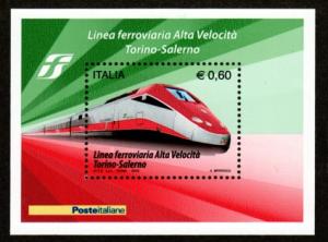 Italy 3024 Mint NH S/S Train!