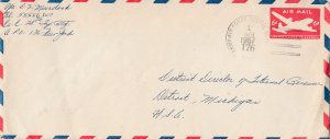 United States A.P.O.'s 6c DC-4 Skymaster Envelope 1957 Army-Air Force Postal ...