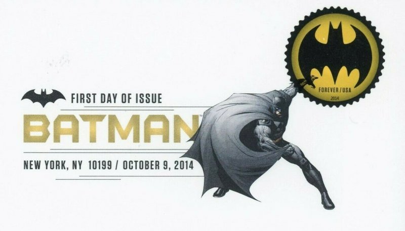 U.S.  Batman  Scott 4928 - 4935 Set of 8 DCP Cancel First Day Covers