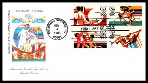 US C112a Summer Olympics American Postal Arts HF Variety U/A FDC