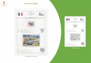 FRANCE 2020 - Printable Stamp Album - Philatelic Edition