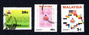 Malaysia SC #326-328   VF, Used, CV $9.00 ..... 3710117