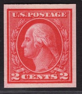 US #409 2c Carmine Washington Imperf Type I MINT NH SCV $2.4