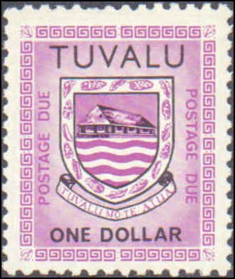 Tuvalu #J1-J9, Complete Set(9), 1981, Never Hinged