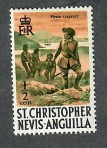 St. Kitts & Nevis #206 Mint Hinged single