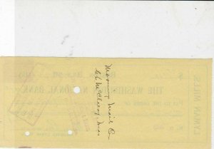 united states 1899 bank cheque with revenue stamp ref 20710