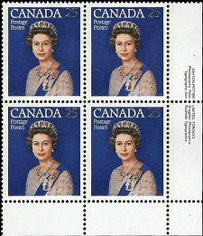 CANADA   #704 MNH LOWER RIGHT PLATE BLOCK  (4-2)