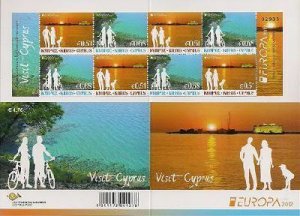 Cyprus 2012 Europa CEPT Visit to ... booklet MNH