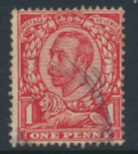 Great Britain SC# 154*  SG 342  George V Downey Head Used see detail & scans