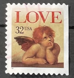 US #3030 Used - 32c LOVE 1996 [B3.2.1]