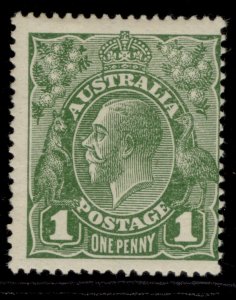 AUSTRALIA GV SG83, 1d sage-green, M MINT. 