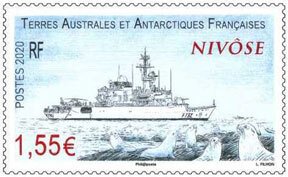 FSAT Scott #625 The Nivose MNH