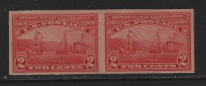 373 Pair XF OG mint never hinged nice color cv $ 90 ! see pic !