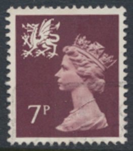 Wales  GB  Machin 7p SG W23  Used 1 band  SC# WMMH8  see details