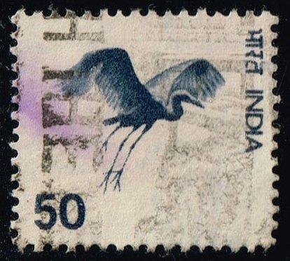 India #679 Flying Crane; Used (0.30)