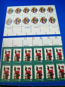 U.S. SCOTT # 1471-1472  -  PLATE BLOCKS of 12 -  LOT of 6 each     MNH