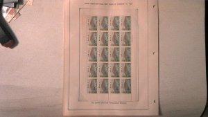 JAPAN FULL SHEET MNH SCOTT# 734