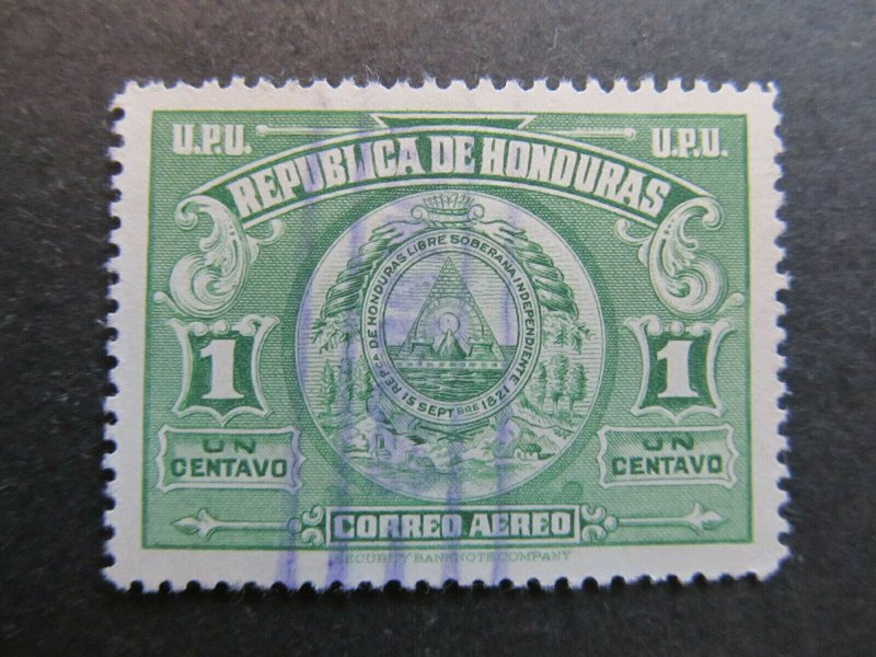 A4P11F18 Honduras Air Post Stamp 1943 1c used