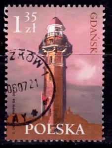 Poland 3865a Used ◊ Lighthouse [2007]